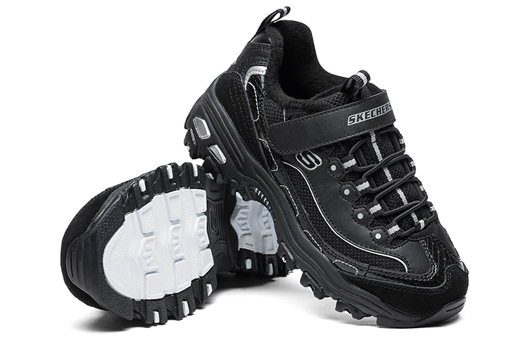 (Youth) Skechers DLITES 1.0 'Black' 圖 6