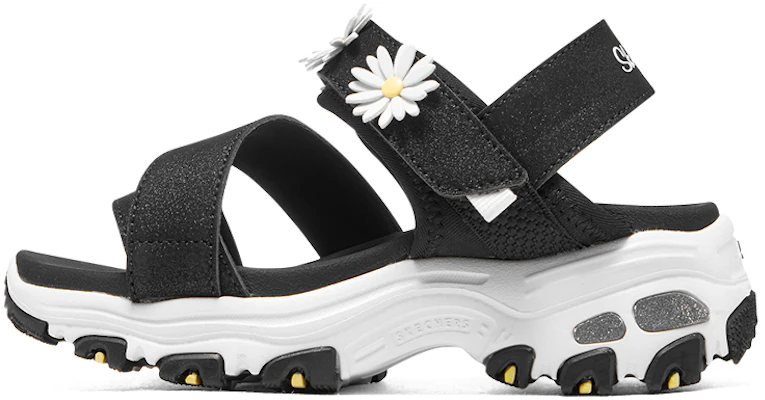 (PS) Skechers D'Lites 儿童款 '黑白' 303100L-BLK Buy (PS) Skechers D'Lites 儿童款 '黑白' 303100L-BLK