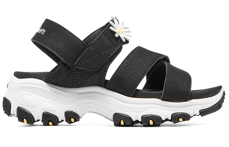 (PS) Skechers D'Lites Kids 'Black White' 圖 2
