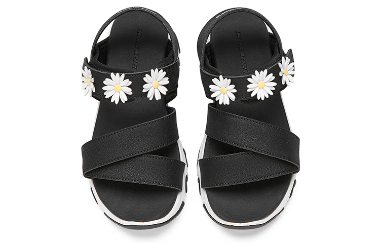 (PS) Skechers D'Lites Kids 'Black White' 圖 5