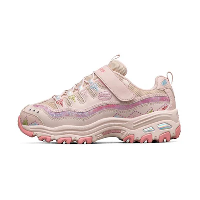 (Youth) Skechers D'lites Shoes 'Pink Multi'