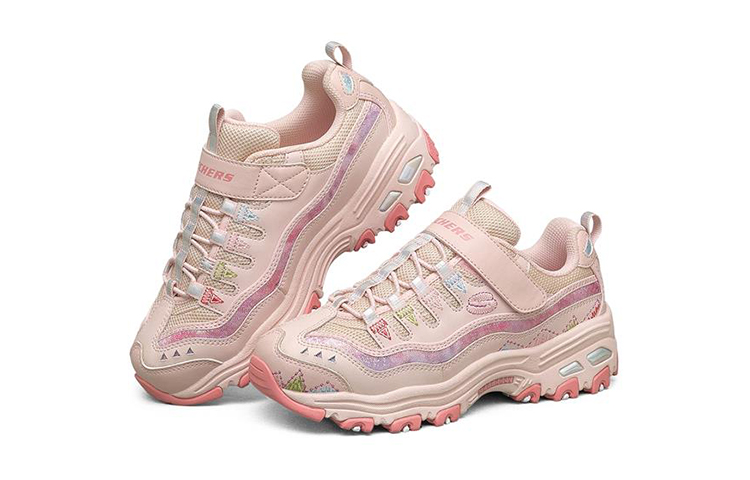(Youth) Skechers D'lites Shoes 'Pink Multi' 圖 3