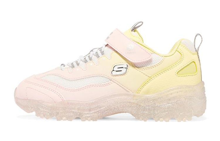 (Youth) Skechers Ice D'lites 'Pink Yellow'