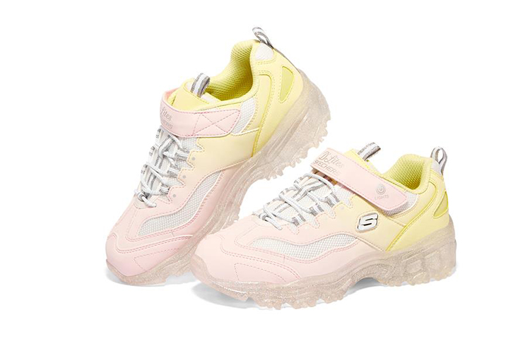 (Youth) Skechers Ice D'lites 'Pink Yellow' 圖 3