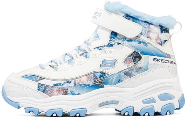 大童 Skechers D’lites 復古運動老爹鞋 白藍 加絨 Buy 大童 Skechers D’lites 復古運動老爹鞋 白藍 加絨