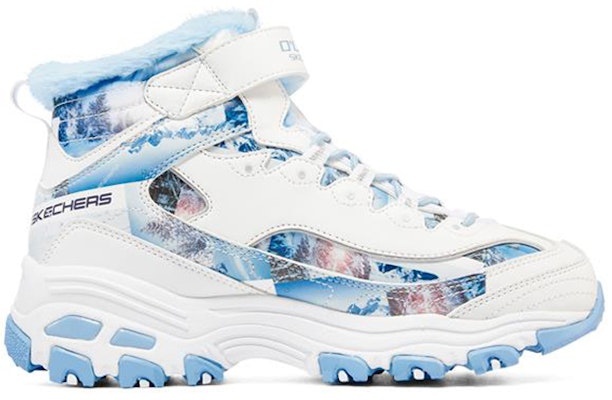 大童 Skechers D’lites 復古運動老爹鞋 白藍 加絨 Order 大童 Skechers D’lites 復古運動老爹鞋 白藍 加絨