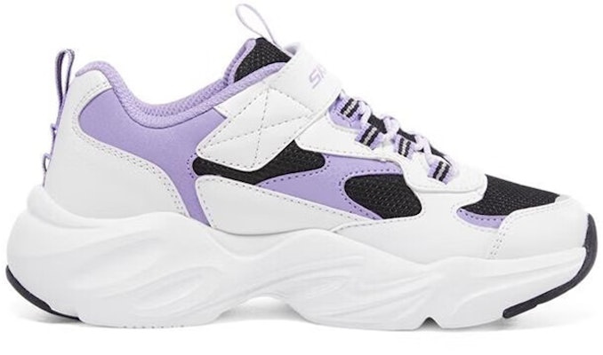 (Youth) Skechers Sport Shoes 'White Black Purple' 303901L-WBPR Order (Youth) Skechers Sport Shoes 'White Black Purple' 303901L-WBPR