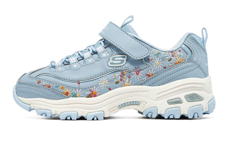 (Preschool) Skechers D'Lites Low 'Blue Magic Strap' 302525L-BLU