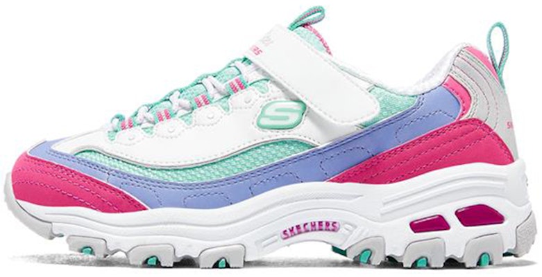 (PS) Skechers D'Lites Rendah 'Putih Ungu' 302526L-WPKP Buy (PS) Skechers D'Lites Rendah 'Putih Ungu' 302526L-WPKP