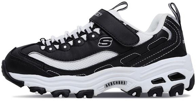(Preschool) Skechers D'lites Low-Top Running Shoes K Black/White 664060L-BKW Buy (Preschool) Skechers D'lites Low-Top Running Shoes K Black/White 664060L-BKW