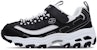 (PS) Skechers D'lites Kasut Lari Rendah Hitam/Putih 664060L-BKW