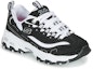 Shop 大童 Skechers D‘lites 防滑透氣 低筒休閒老爹鞋 黑白