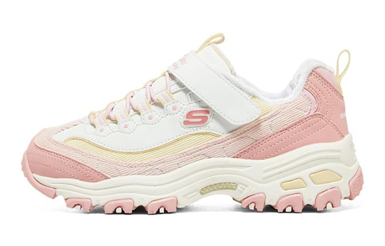 (Youth) Skechers D'Lites 'Pink Yellow'