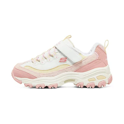 (Youth) Skechers D'Lites 'Pink Yellow'