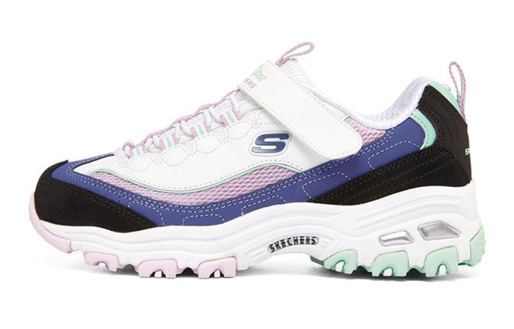 (Youth) Skechers D'Lites 'White Blue Pink'