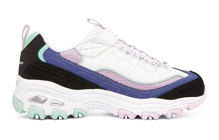 (Youth) Skechers D'Lites 'White Blue Pink' 圖 2