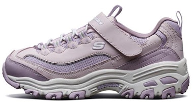 (Preschool) Skechers D'Lites Low-Running Shoes - Black/White 664060L-LAV (Preschool) Skechers D'Lites Low-Running Shoes - Black/White 664060L-LAV