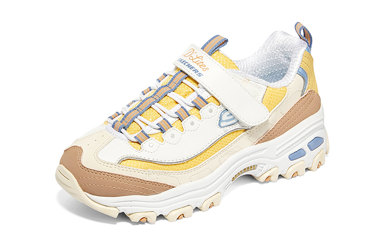 (Youth) Skechers D'Lites 'White Yellow' 圖 3