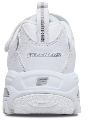 (Preschool) Skechers D'Lites Low-Top Running Shoes K White/Silver 664060L-WSL Shop (Preschool) Skechers D'Lites Low-Top Running Shoes K White/Silver 664060L-WSL