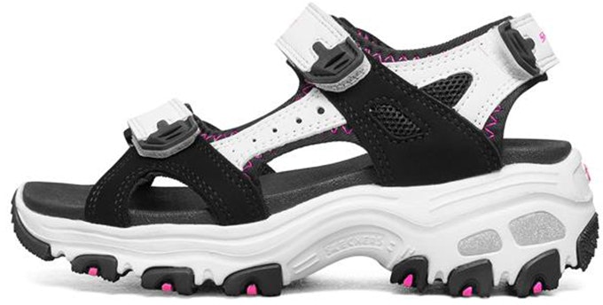 preschool-skechers-d-lites-sandal-k-black-white-664133-l-bkw