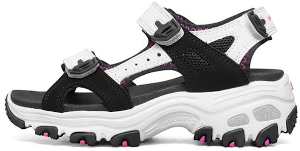 (PS) Skechers D'lites Sandal K Hitam/Putih 664133L-BKW Buy (PS) Skechers D'lites Sandal K Hitam/Putih 664133L-BKW