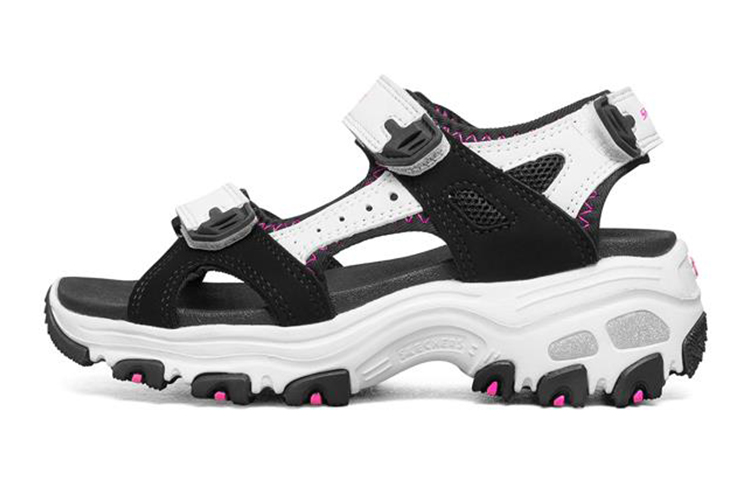 (Preschool) Skechers D'lites Sandal K Black/White 664133L-BKW