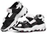 (PS) Skechers D'lites Sandal K Hitam/Putih 664133L-BKW