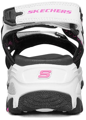 (Preschool) Skechers D'lites Sandal K Black/White 664133L-BKW Shop (Preschool) Skechers D'lites Sandal K Black/White 664133L-BKW