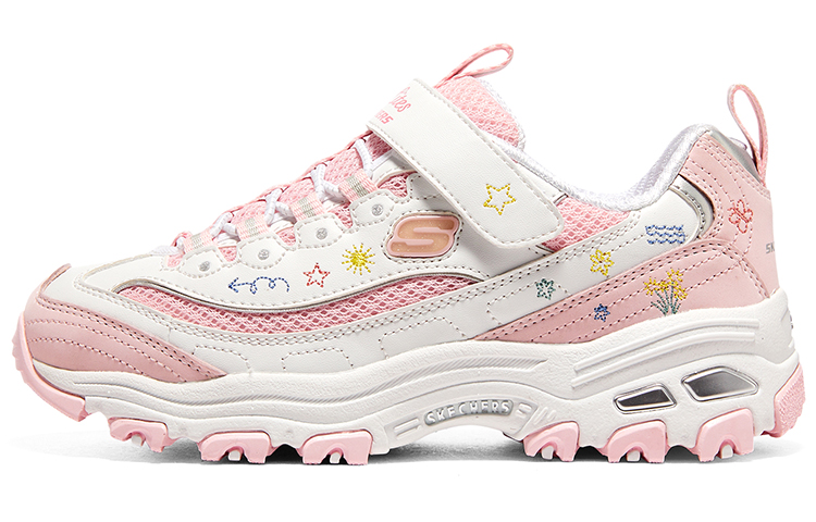 (PS) Skechers DLITES 1.0 'Pink White'