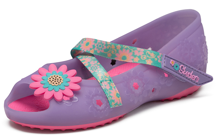 Lookbook (Preschool) Skechers Doodles 'Lavender Fisherman' 86632L-LAV