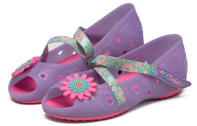 Shop (Preschool) Skechers Doodles 'Lavender Fisherman' 86632L-LAV