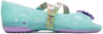 (PS) Skechers Doodles 'Sandal Buka Hujung Pita Ajaib Hijau Muda' 86632L-AQUA
