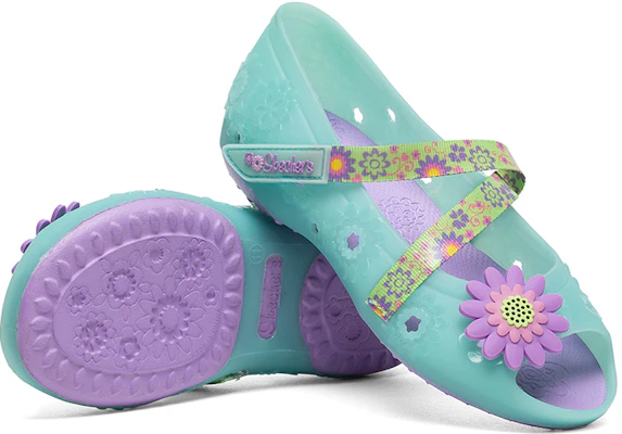 (Preschool) Skechers Doodles 'Light Green Magic Tape Open-Toe Sandal' 86632L-AQUA Purchase (Preschool) Skechers Doodles 'Light Green Magic Tape Open-Toe Sandal' 86632L-AQUA