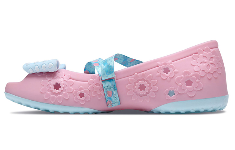 (Preschool) Skechers Doodles 'Light Pink Mary Jane Butterfly Bow' 664089L-LTPK