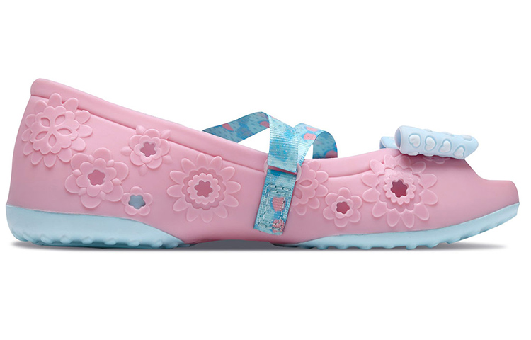 Order (Preschool) Skechers Doodles 'Light Pink Mary Jane Butterfly Bow' 664089L-LTPK