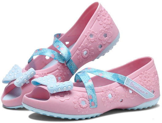 (PS) Skechers Doodles 'Rosa Claro Mary Jane Lazo Mariposa' 664089L-LTPK Purchase (PS) Skechers Doodles 'Rosa Claro Mary Jane Lazo Mariposa' 664089L-LTPK