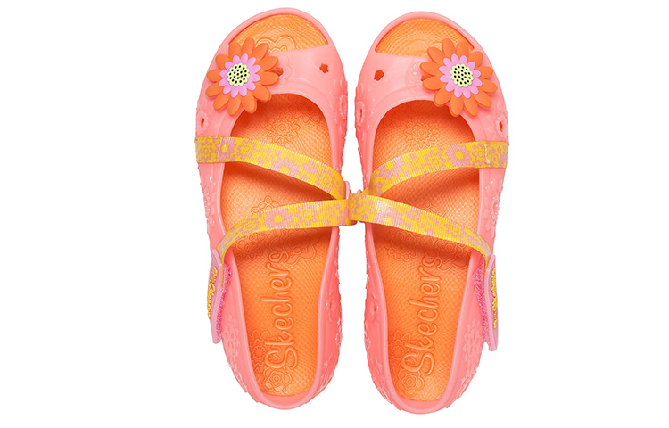 Shop (Preschool) Skechers Doodles 'Pink Magic Tape' 86632L-PNK