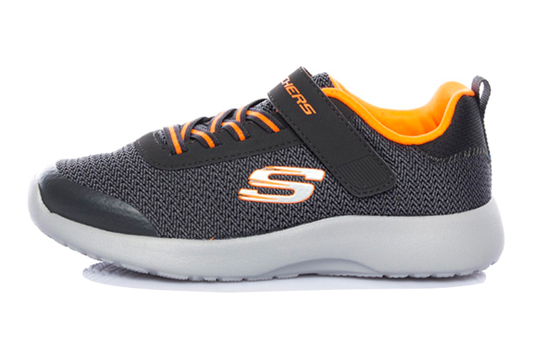 (Preschool) Skechers Dynamight Low-Top K Grey/Orange 97770L-CCOR