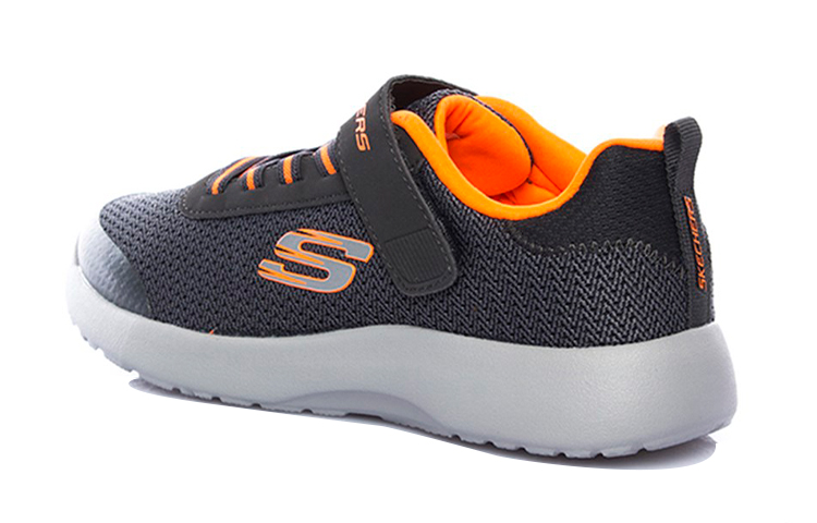 Lookbook (PS) Skechers Dynamight Low-Top K Gris/Naranja 97770L-CCOR