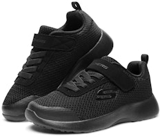 大童 Skechers Dynamight 低筒 兒童跑步鞋 黑色 Lookbook 大童 Skechers Dynamight 低筒 兒童跑步鞋 黑色
