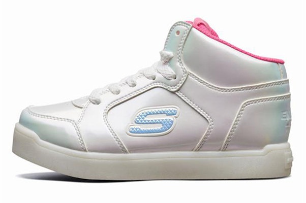 (Preschool) Skechers E-Pro 'White Flashing High-Top' 10942L-WHP Buy (Preschool) Skechers E-Pro 'White Flashing High-Top' 10942L-WHP