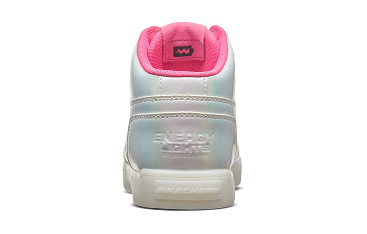 Shop (Preschool) Skechers E-Pro 'White Flashing High-Top' 10942L-WHP