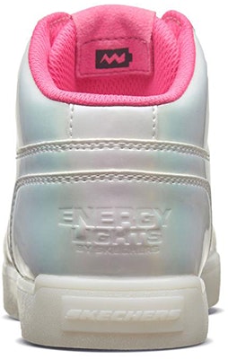 (Preschool) Skechers E-Pro 'White Flashing High-Top' 10942L-WHP Shop (Preschool) Skechers E-Pro 'White Flashing High-Top' 10942L-WHP