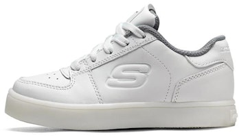 (Preschool) Skechers Energy Lights Elate 'White' 90601L-WHT (Preschool) Skechers Energy Lights Elate 'White' 90601L-WHT