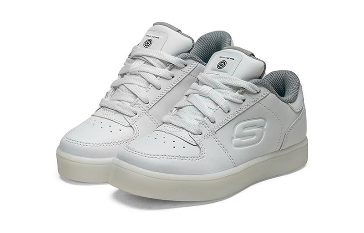 Lookbook (PS) Skechers Energy Lights Elate ''Blanc'' 90601L-WHT