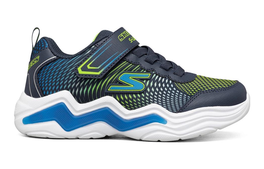 Order (PS) Skechers Erupters IV ''Navy Lime'' Kinder Sneaker 400125LNVLM