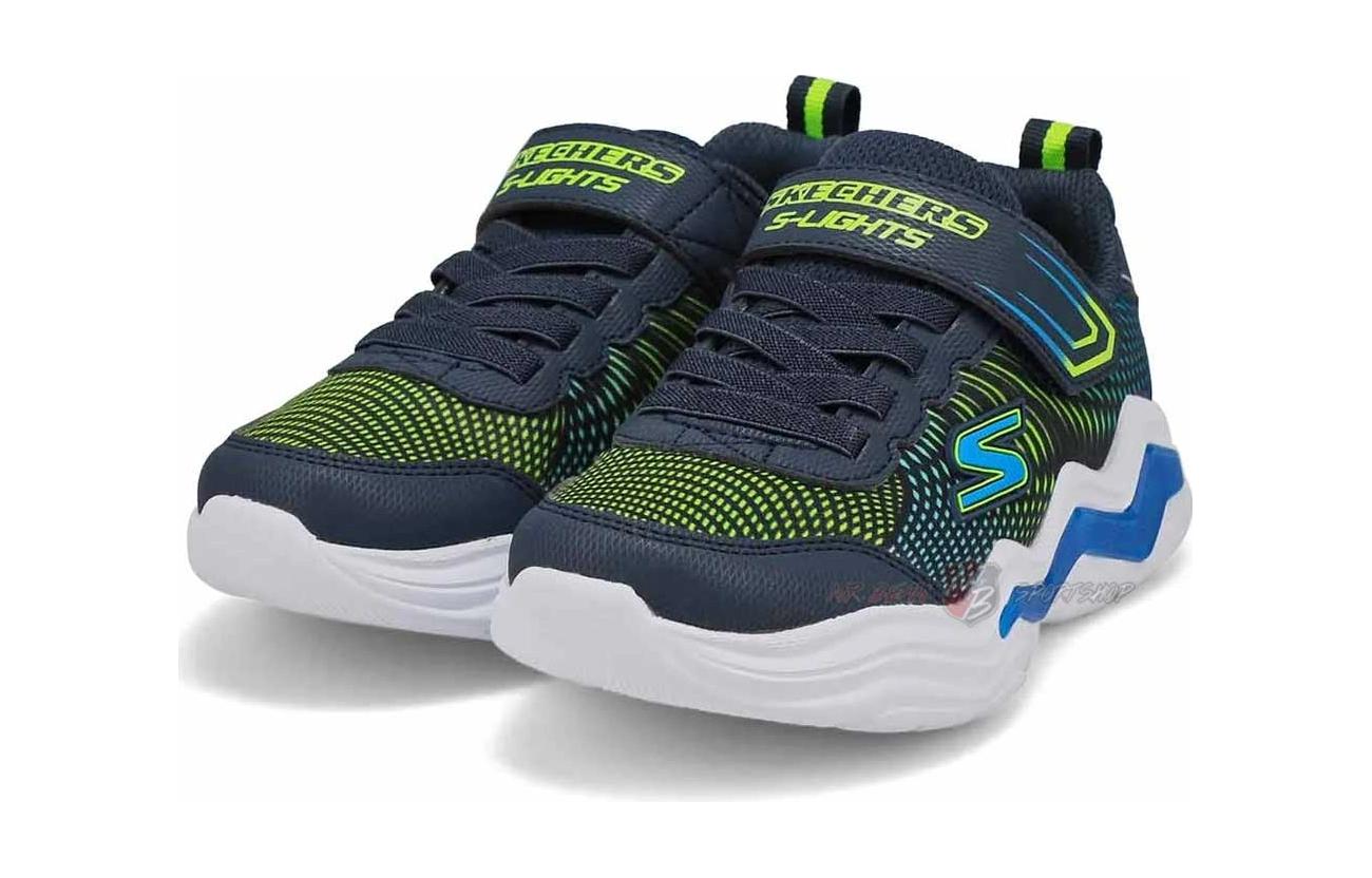 Lookbook (PS) Skechers Erupters IV ''Navy Lime'' Kinder Sneaker 400125LNVLM