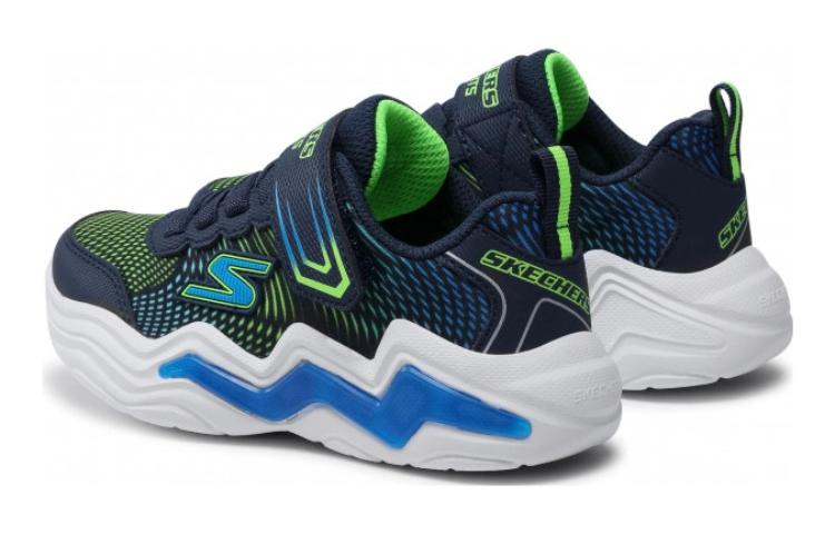 Shop (PS) Skechers Erupters IV ''Navy Lime'' Kinder Sneaker 400125LNVLM