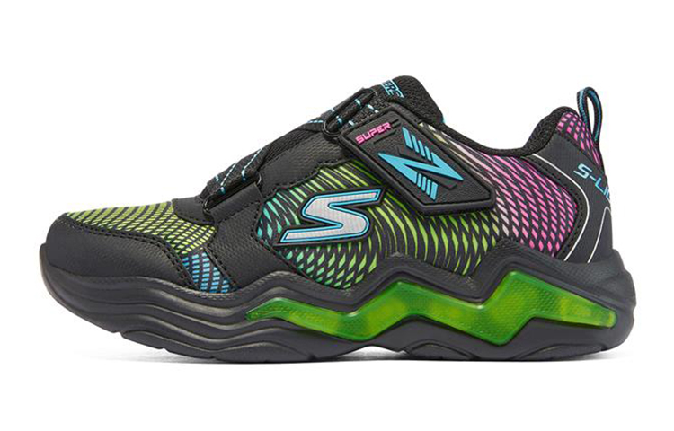 (Preschool) Skechers Erupters IV Running Shoe 'Black Multi' 400126LC-BKMT