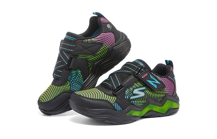 Lookbook (PS) Skechers Erupters IV Hardloopschoenen ''Zwart Multi'' 400126LC-BKMT